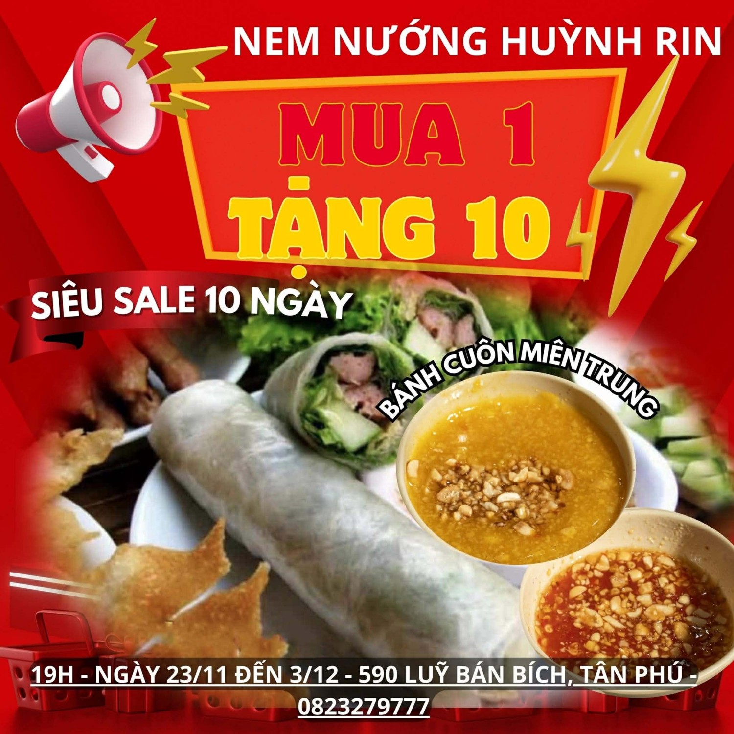10 quán Nem Nướng Quận 10 ngon giá cực rẻ Sài Gòn Hồ Chí Minh (5)